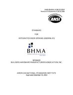BHMA A156.32-2014