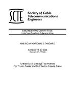 SCTE 13 2001(R2006)