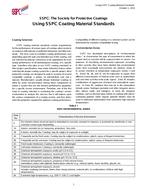 Using SSPC Coating Material Standards