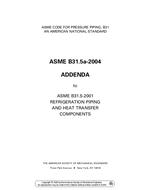 ASME B31.5a-2005