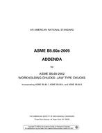 ASME B5.60a-2005
