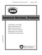 ASSE A10.9-1997 (R2004)