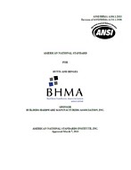 BHMA A156.1-2013