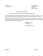 FED KKK-E-2808 Notice 1 - Cancellation