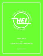 Standards for Steam Surface Condensers, 11th Edition (HEI 118) - Includes Amendment 1