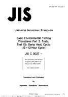 JIS C 60068-2-30:1988