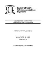 SCTE 81 2003