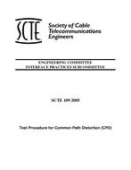 SCTE 109 2005