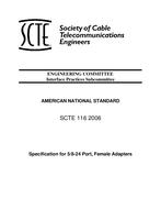 SCTE 116 2006