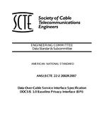 SCTE 22-2 2002 (R2007)